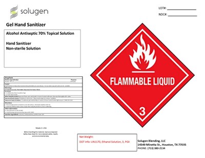 19 L Ndc:79975-009-04 (Gel Hand Sanitizer Label)